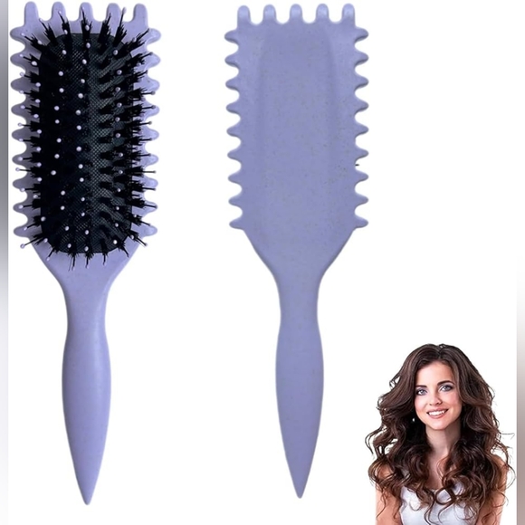 Curl Defining Brush Purple Unbranded - Picture 1 of 4